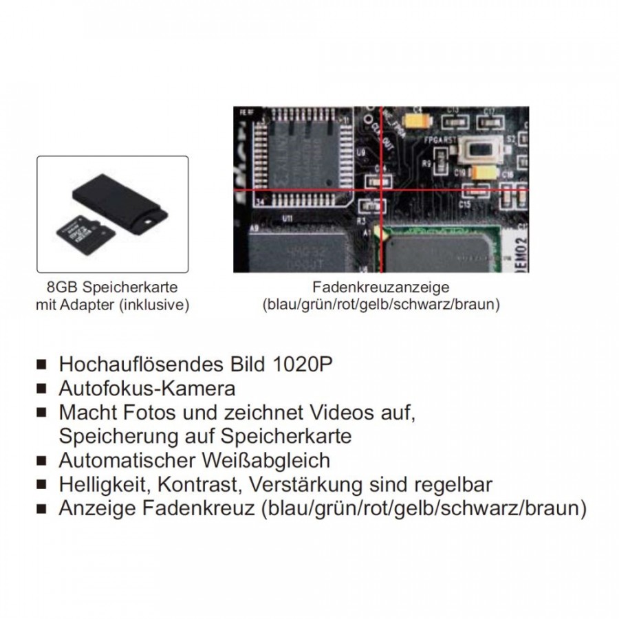 Insize Digitales Autofokus-Mikroskop (mit Anzeige)