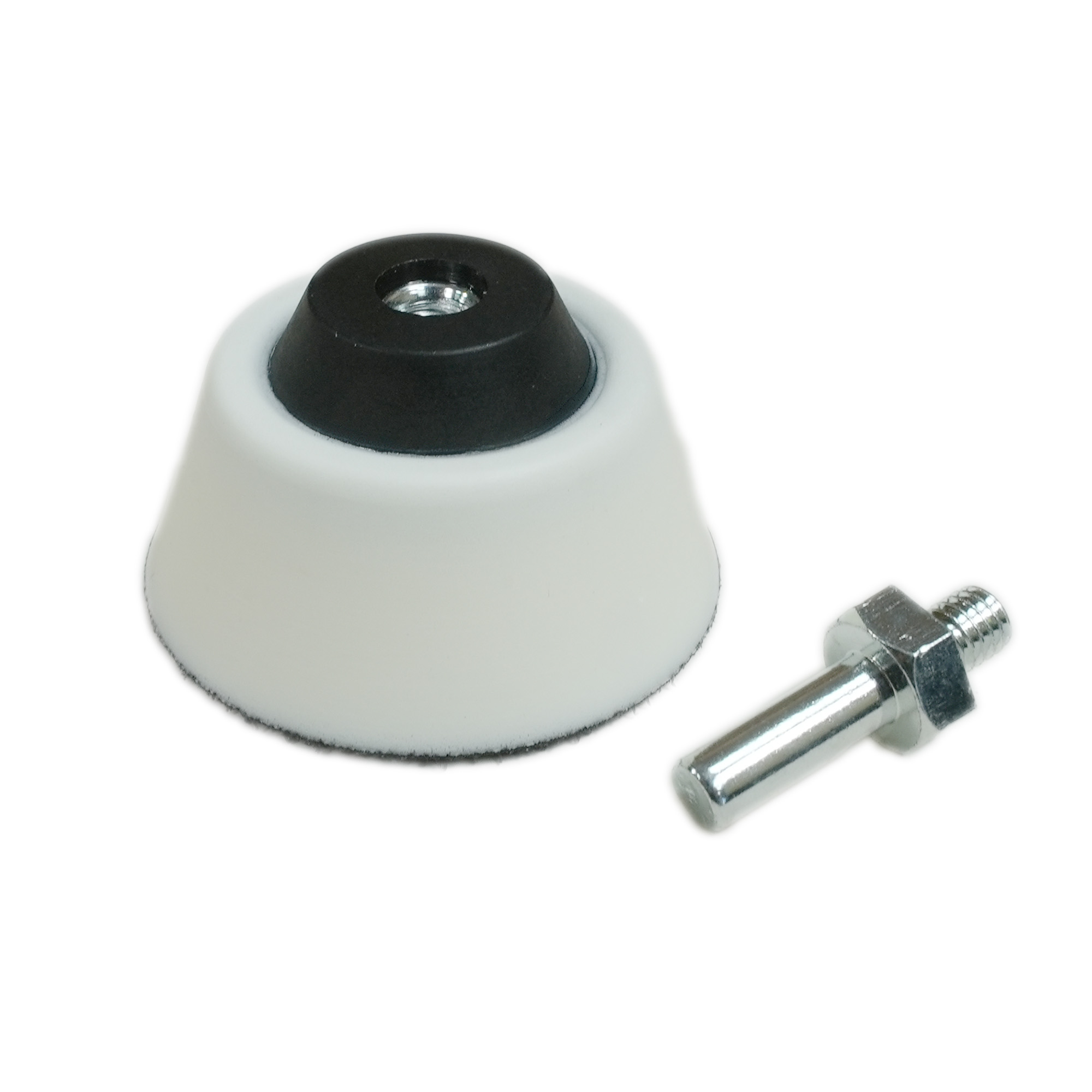 Schleifaufsatz für Bohrmaschine (oder ähnliche) mit 50 / 75 mm Schleifscheiben