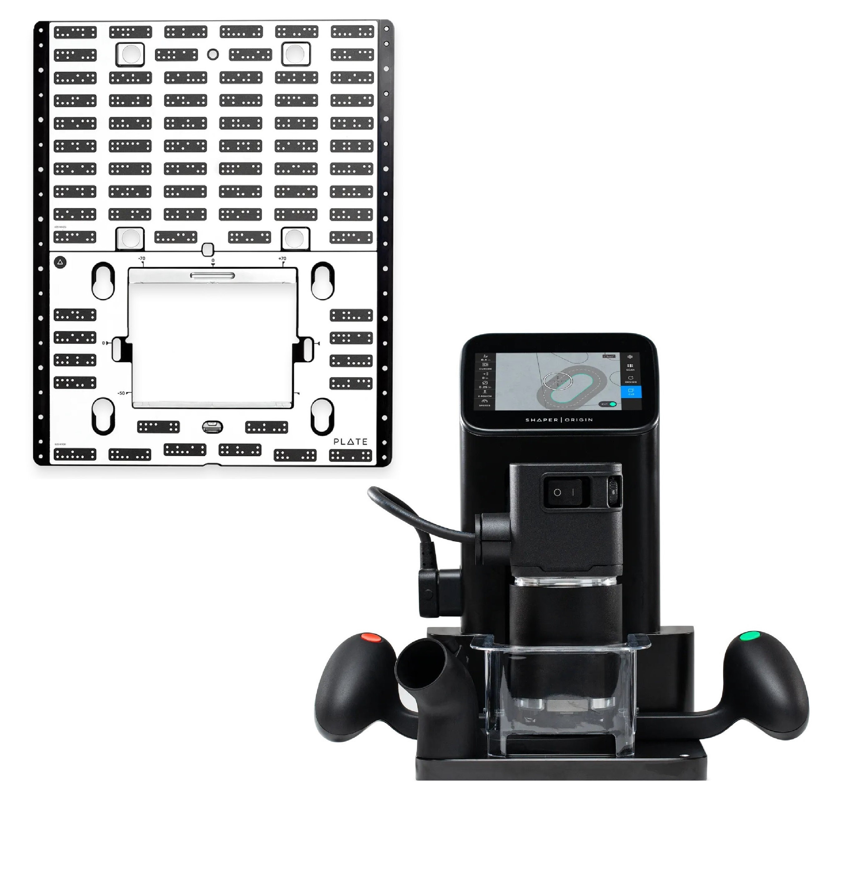Shaper Origin handgeführte CNC Fräse + Plate Shaper Origin handgeführte CNC Fräse + Plate
