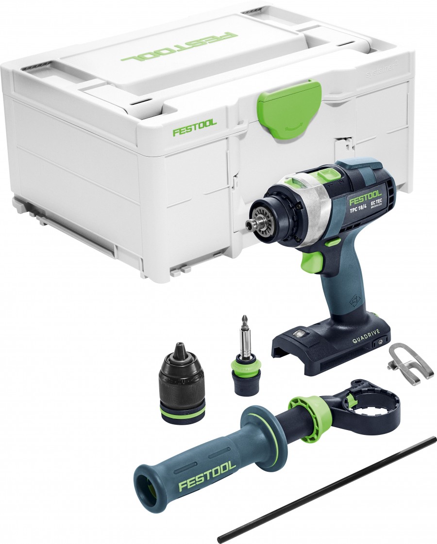 Festool Akku-Schlagbohrschrauber QUADRIVE TPC 18/4 I-Basic