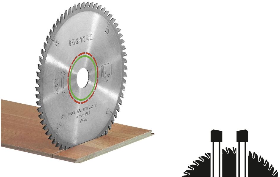 Festool Kreissägeblatt LAMINATE HW 260x2,5x30 WZ/FA64