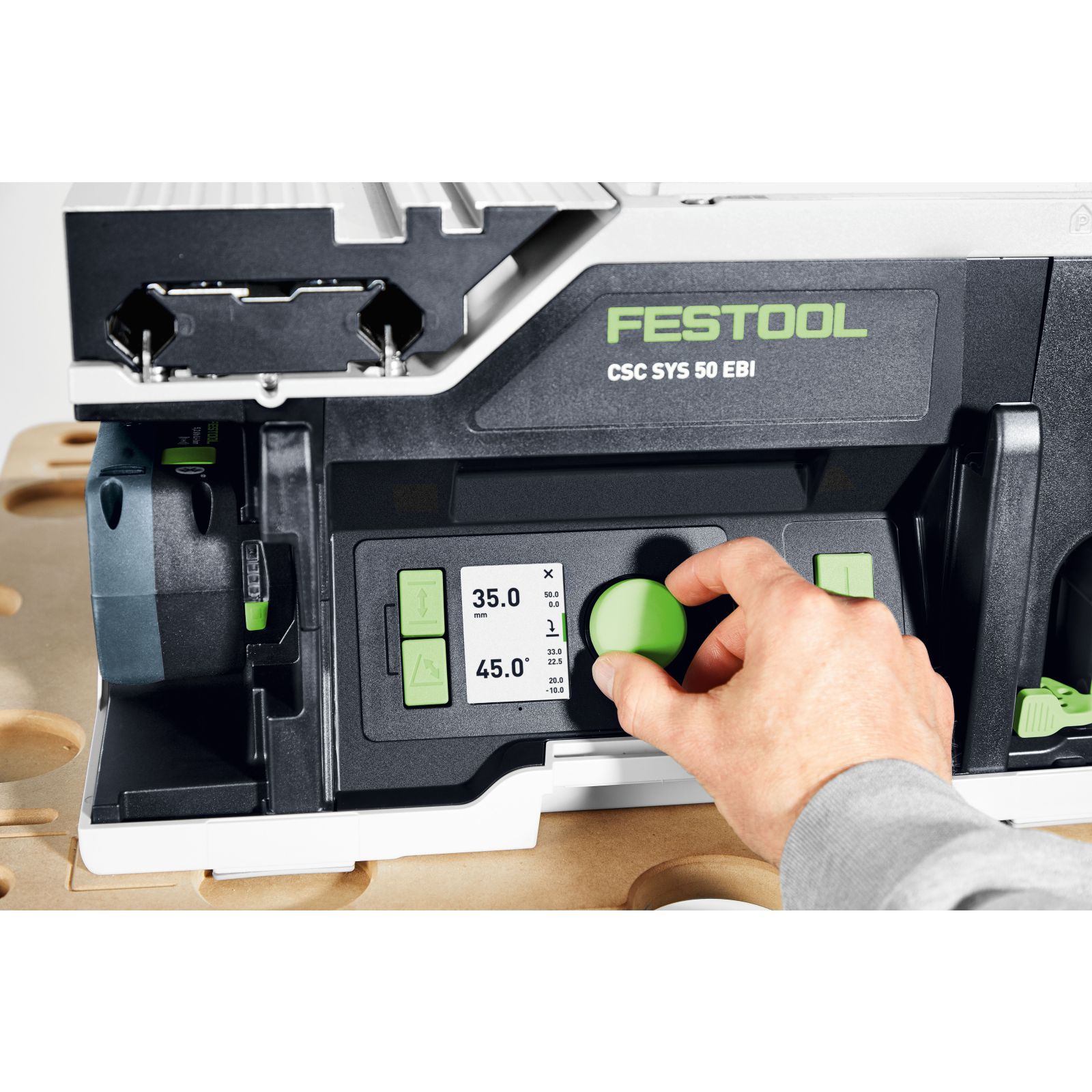 Festool Akku-Tischkreissäge CSC SYS 50 EBI-Basic