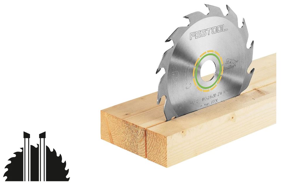 Festool Kreissägeblatt WOOD RIP CUT HW 190x2,6 FF PW16