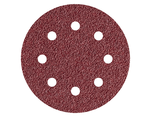CROWN Schleifscheiben 125 mm für Exzenterschleifer CT23011HX - 50ger Pack