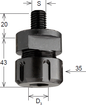 Spannzangenfutter ER20 C796