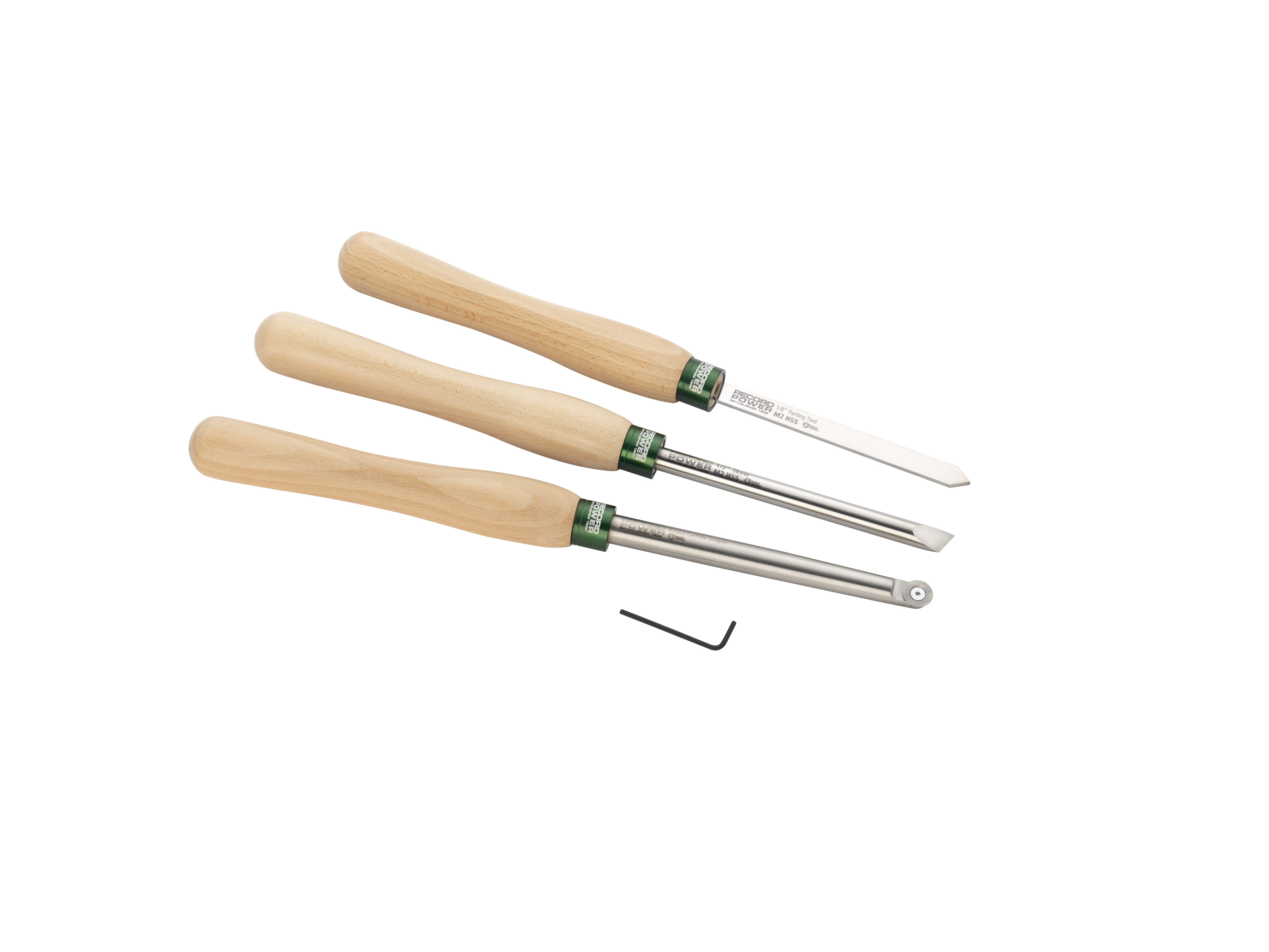 Drechselstahl Drechselmesser Pro Comfort Set (3-teilig) für kleine Projekte