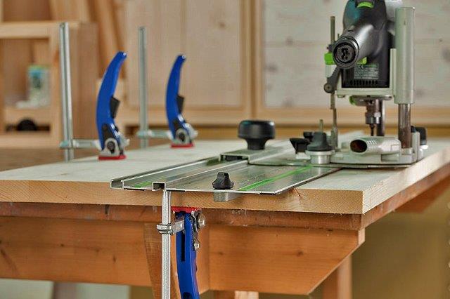 PIHER Hebelzwinge bis 150kg Spannkraft für Führungsschienen - Modell TPAL Spannweite 12-30 cm