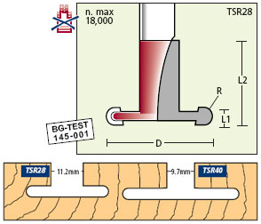 T-Nut Radiusfräser