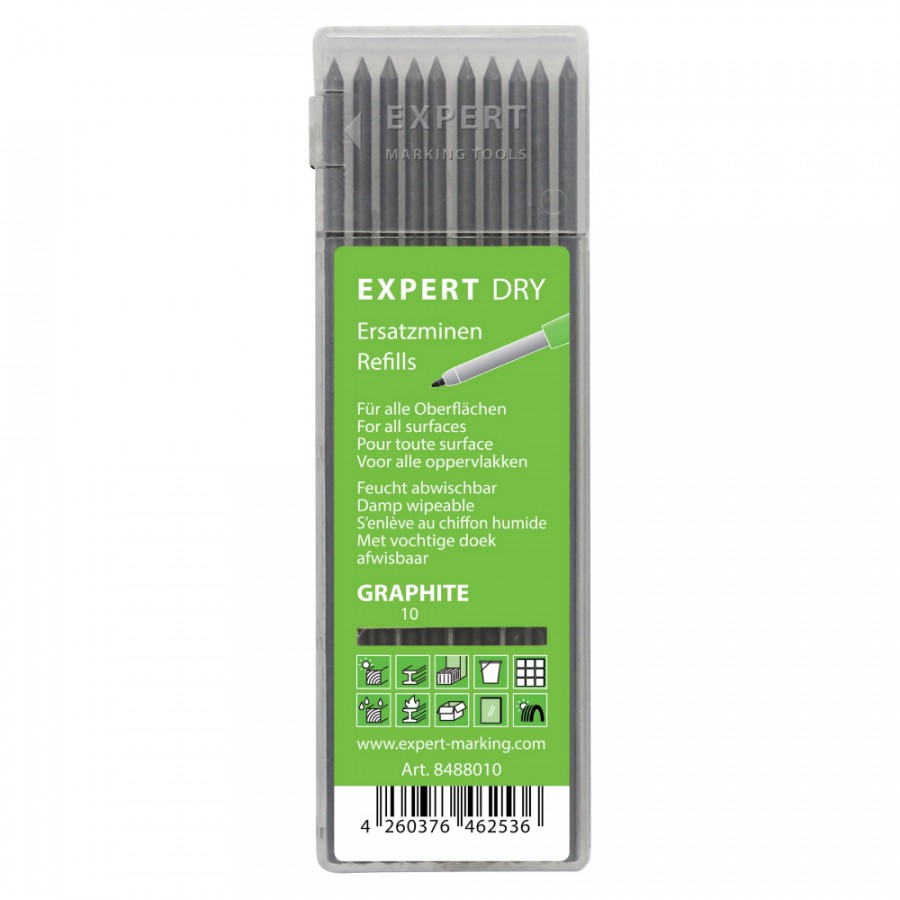 EXPERT DRY Minenset GRAPHIT für Markierstift (10 Stk.)