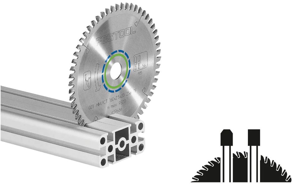 Festool Kreissägeblatt ALUMINIUM PLASTICS HW 260x2,4x30 TF68