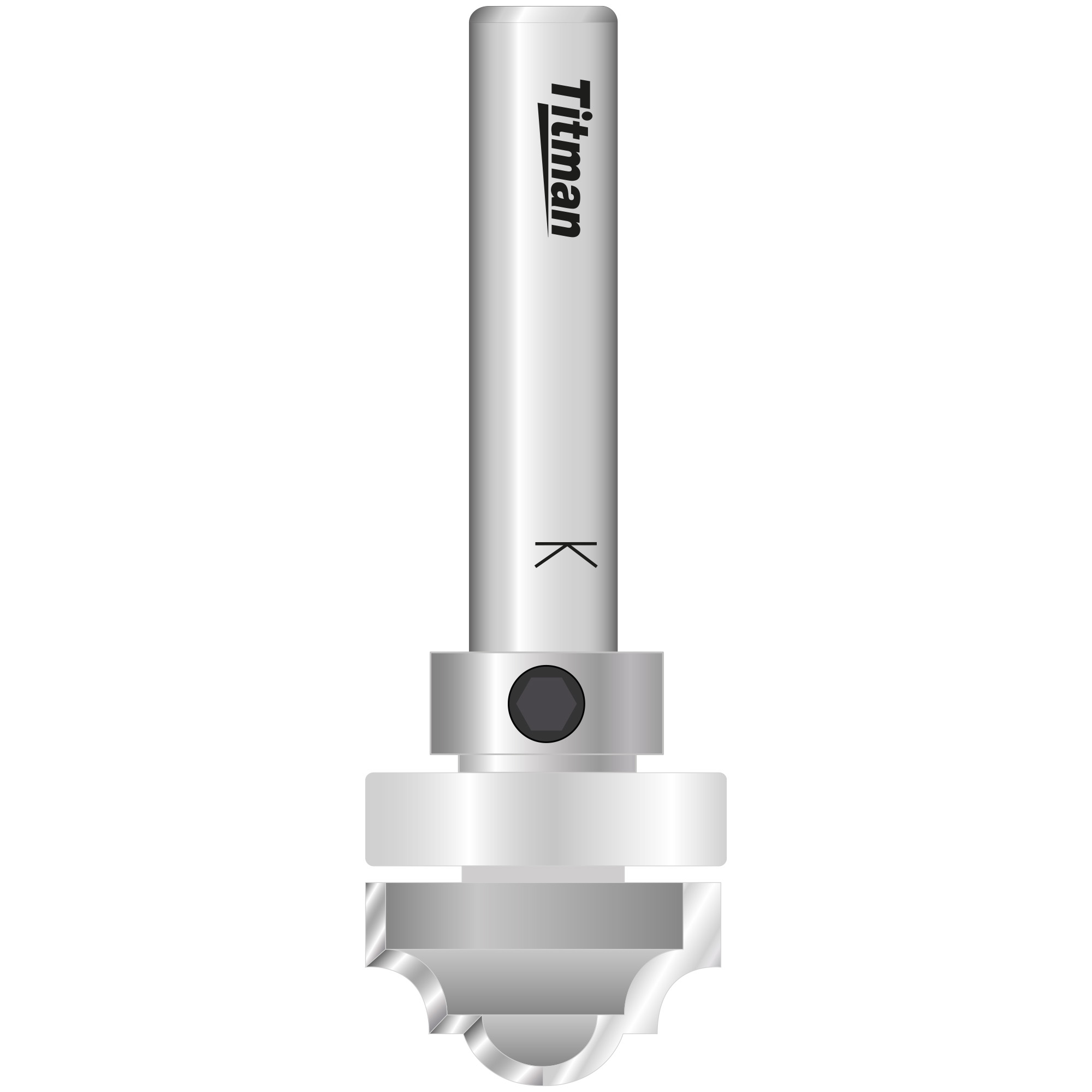 Profilfräser mit Anlauflager schaftseitig