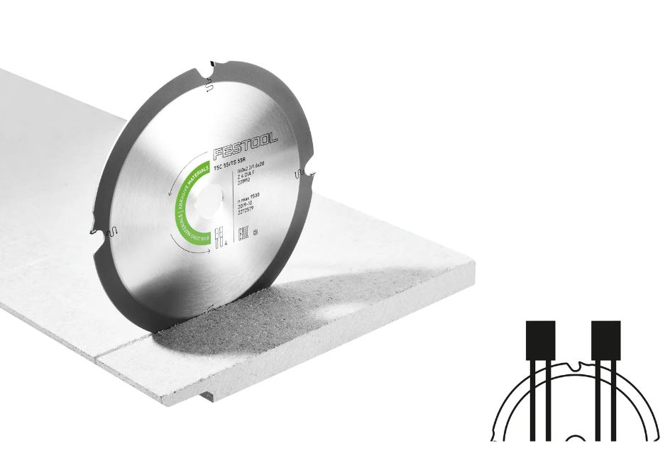 Festool Diamant Kreissägeblatt ABSASIVE MATERIALS DIA 160x2,2x20 F4