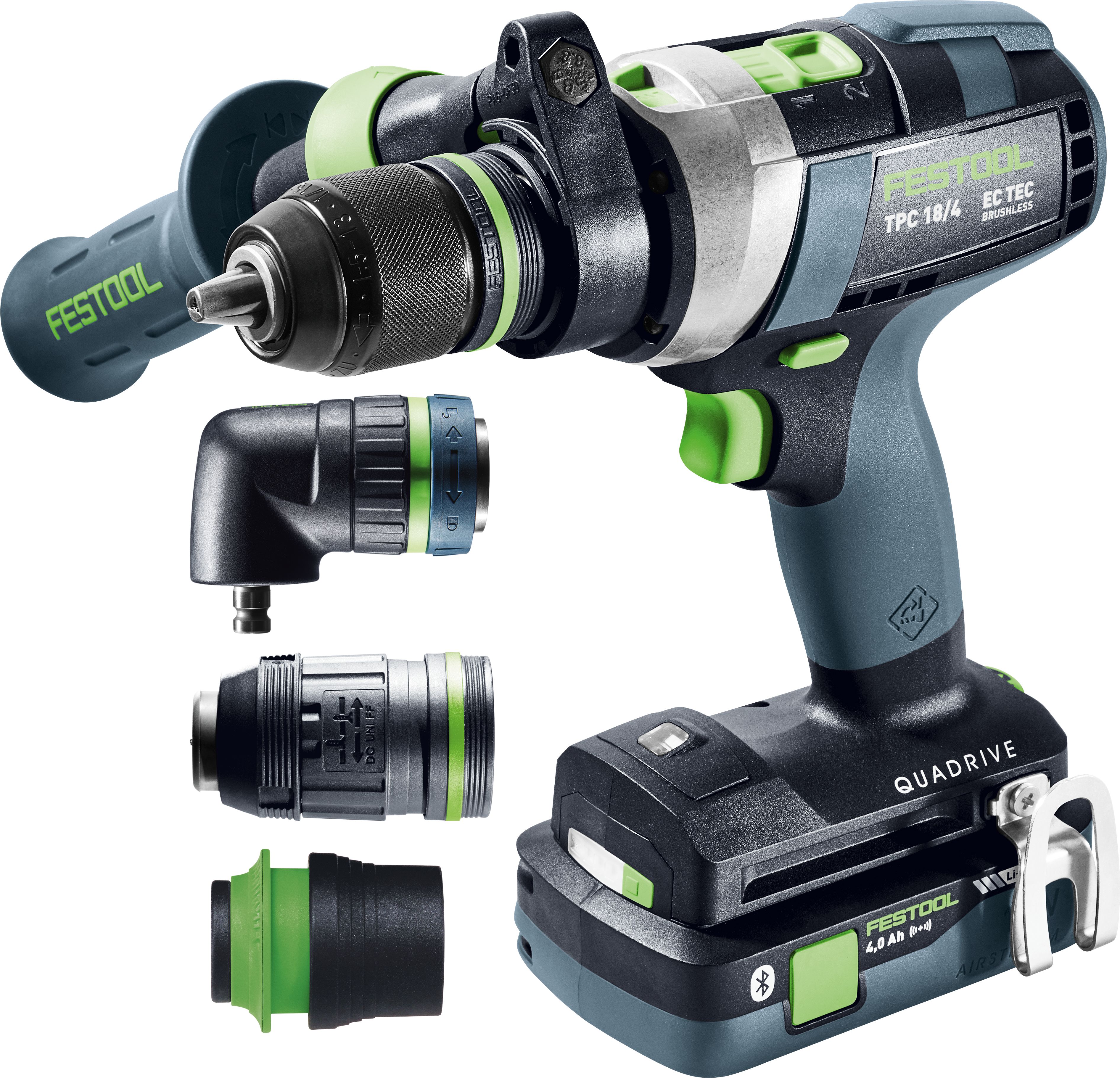 Festool Akku-Schlagbohrschrauber QUADRIVE XL TPC 18/4 5,0/4,0 I-Set/XL