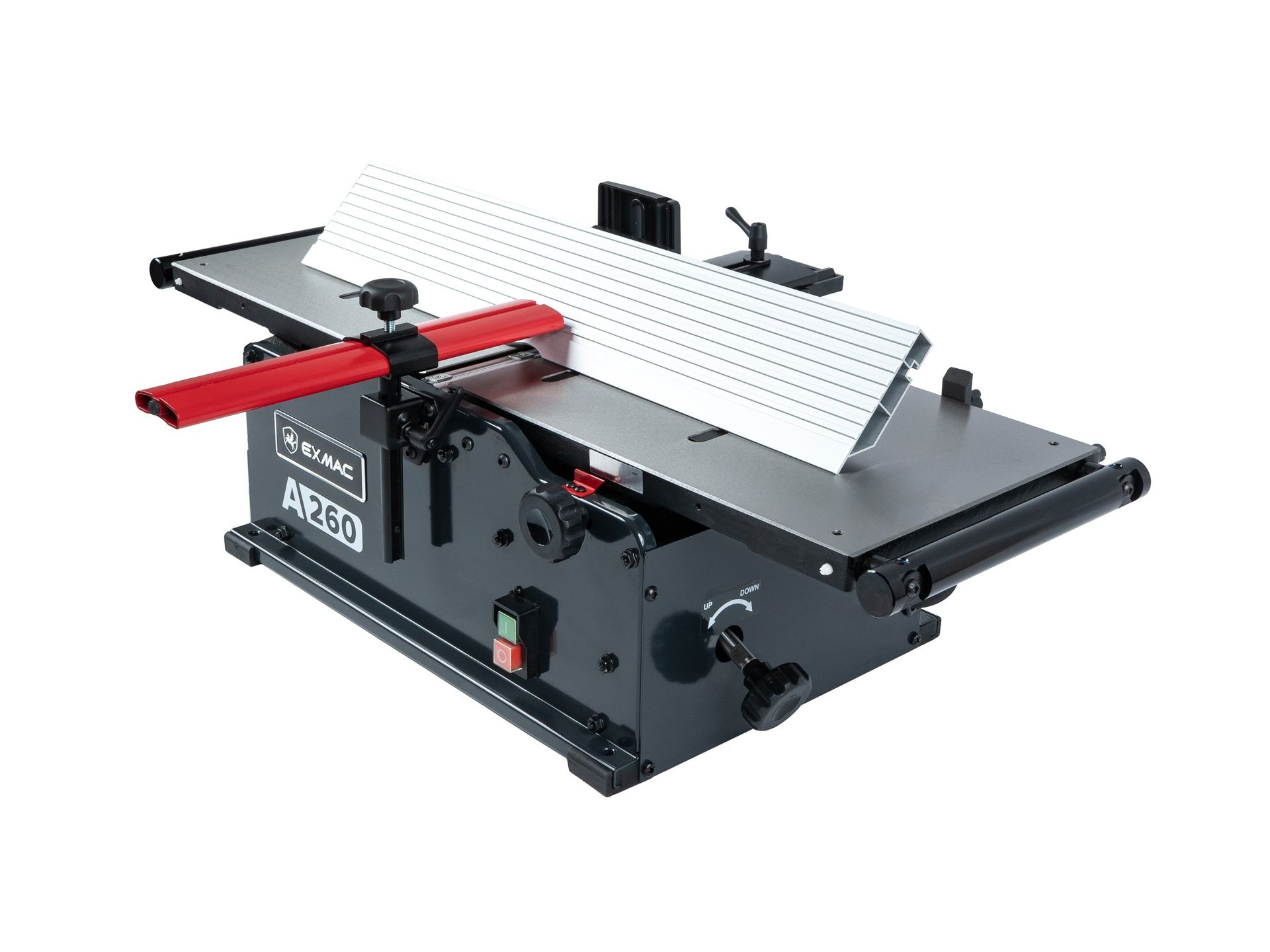 EXMAC Abrichthobelmaschine 1500 W 258 mm mit HM Wendeplatten