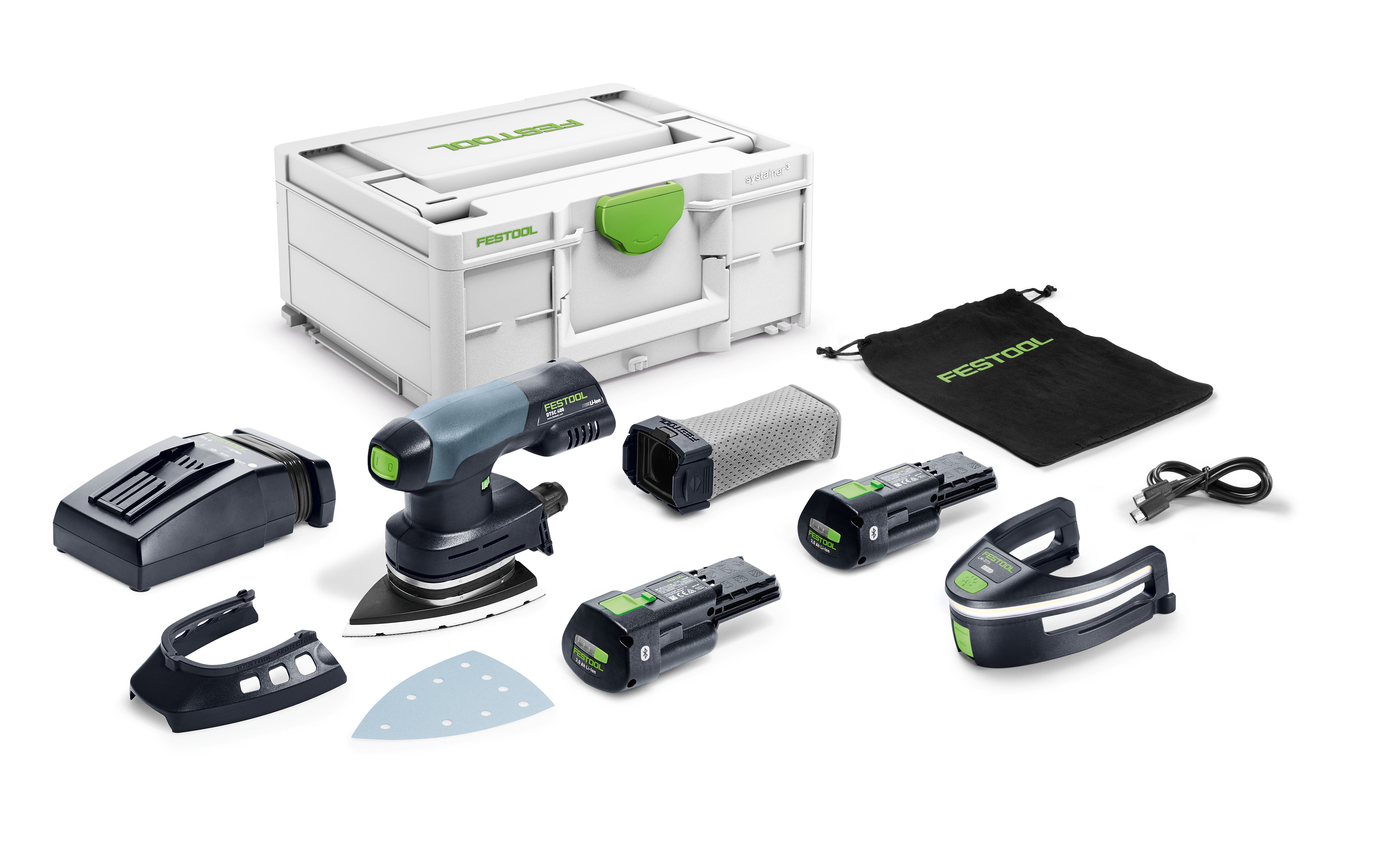 Festool Akku-Deltaschleifer DTSC 400 3,0 I-Plus 