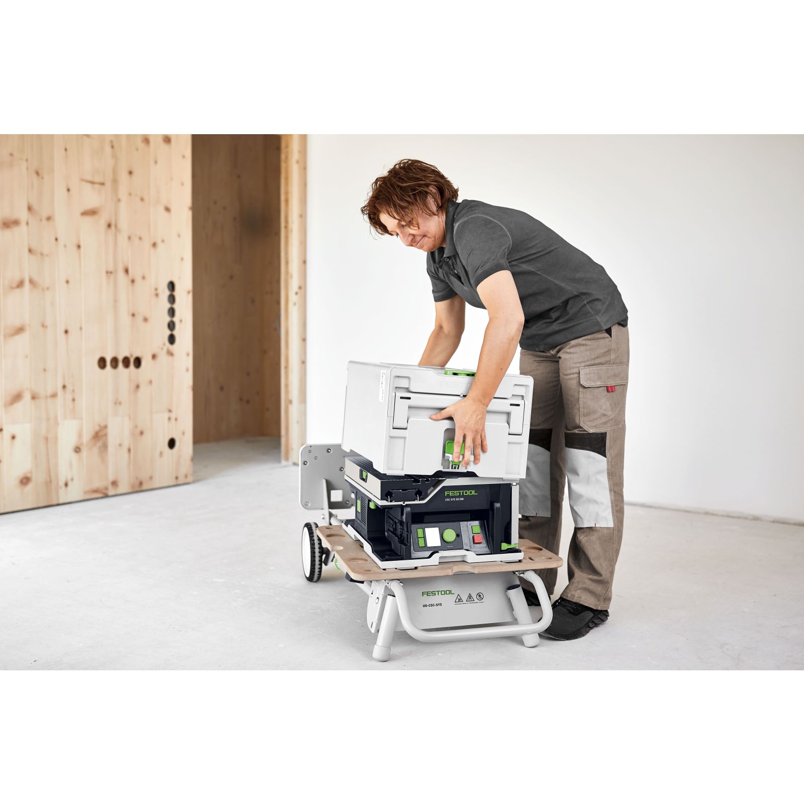 Festool Akku-Tischkreissäge CSC SYS 50 EBI-Basic-Set