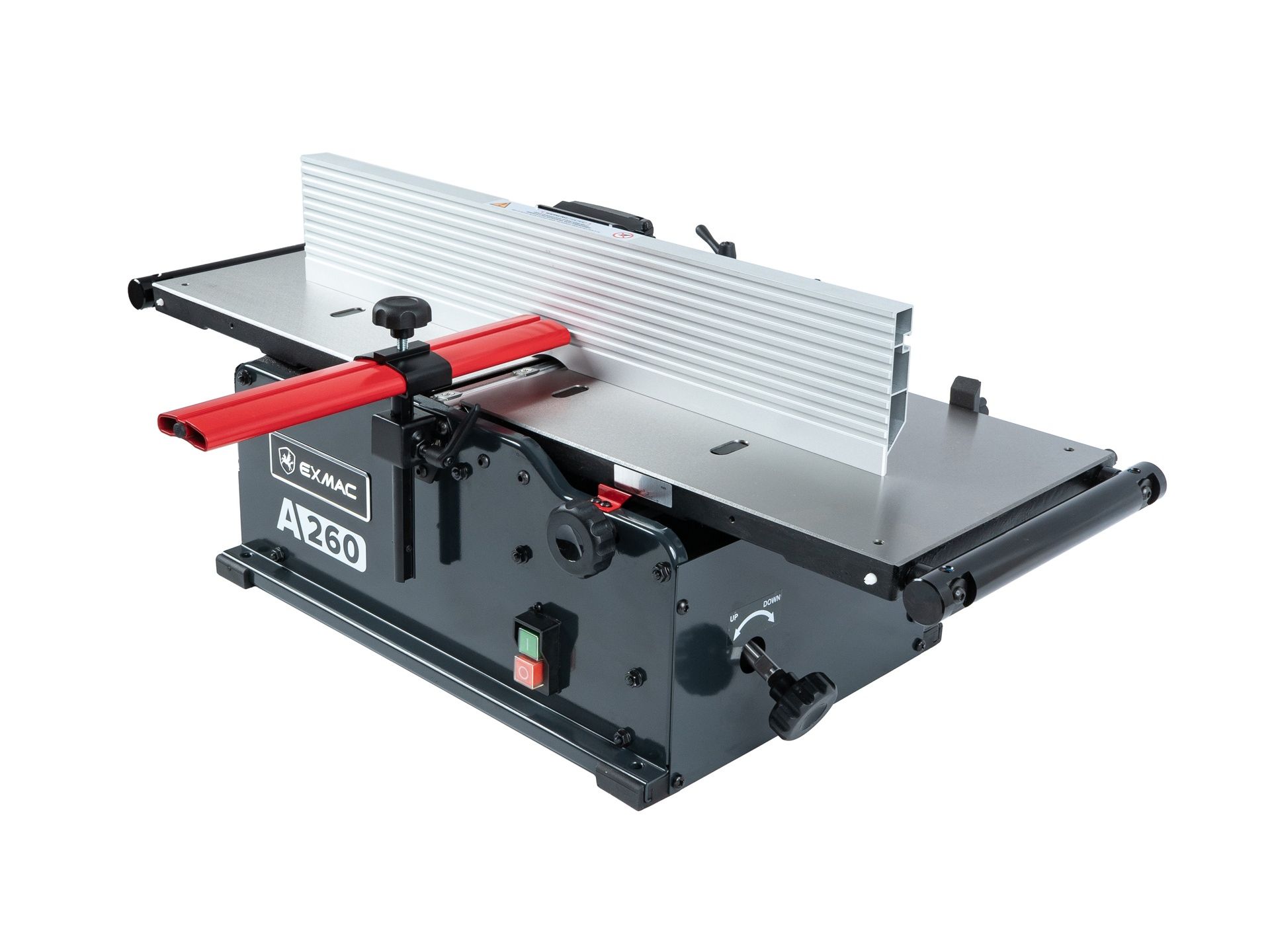 EXMAC Abrichthobelmaschine 1500 W 258 mm mit HM Wendeplatten
