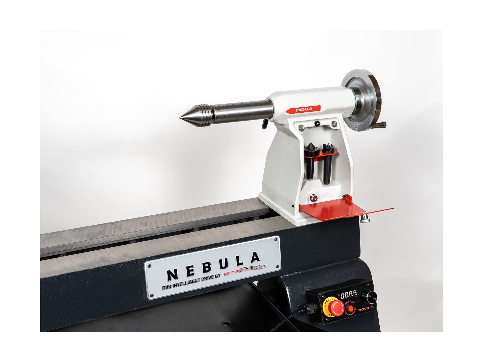 TEKNATOOL NOVA NEBULA 230 DVR Drechselmaschine mit schwenkbarem Kopf