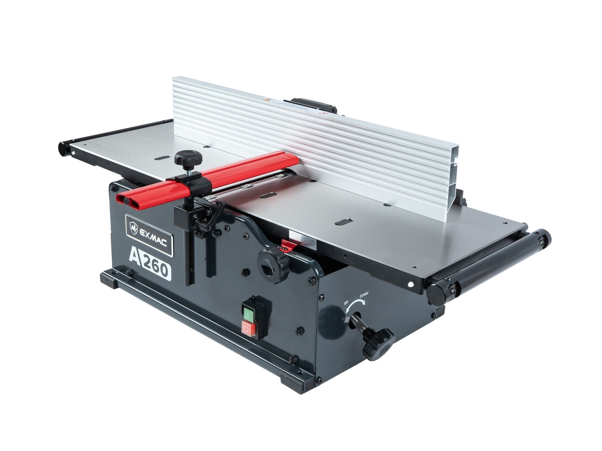 EXMAC Abrichthobelmaschine 1500 W 258 mm mit HM Wendeplatten
