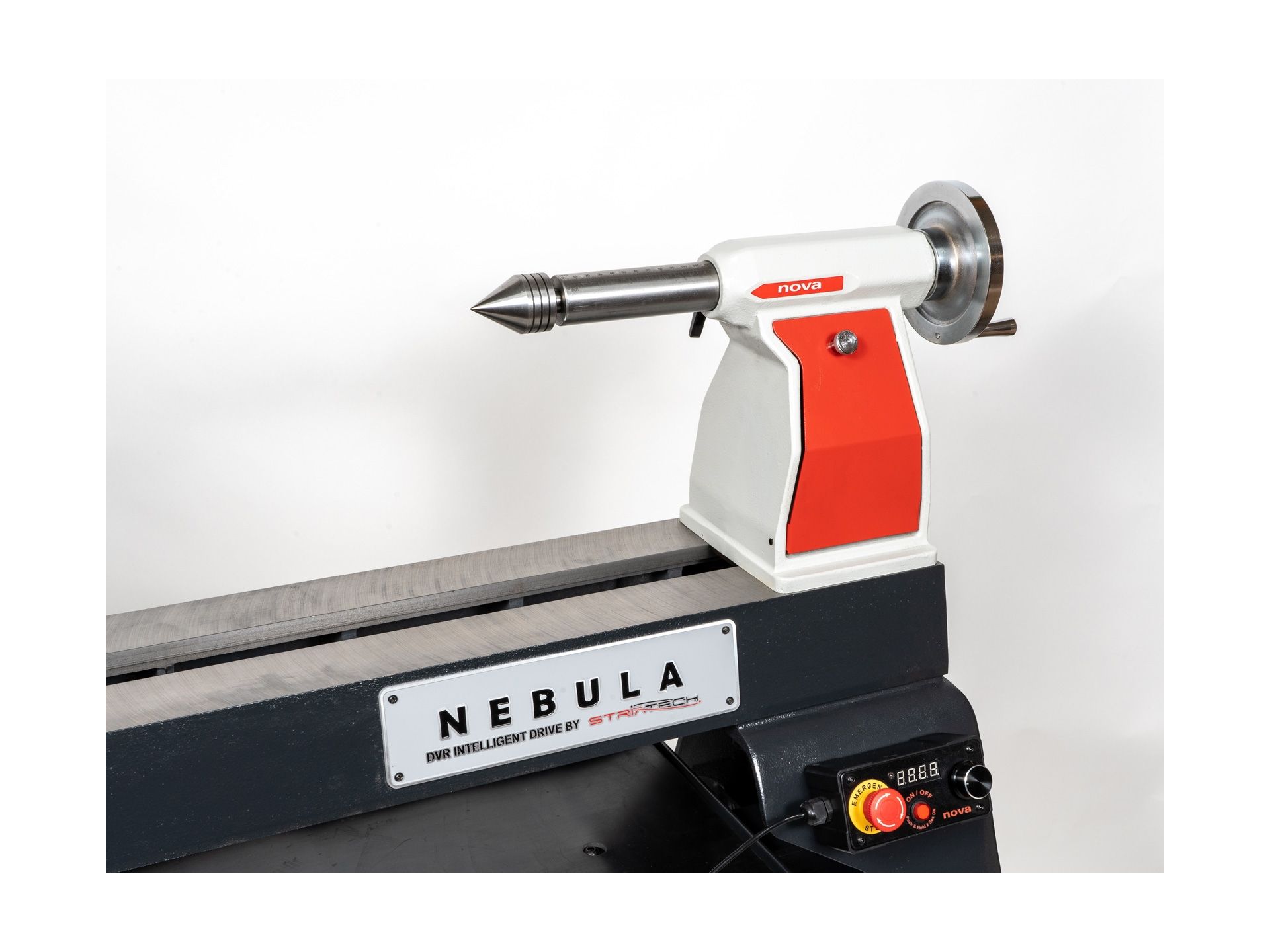 TEKNATOOL NOVA NEBULA 230 DVR Drechselmaschine mit schwenkbarem Kopf