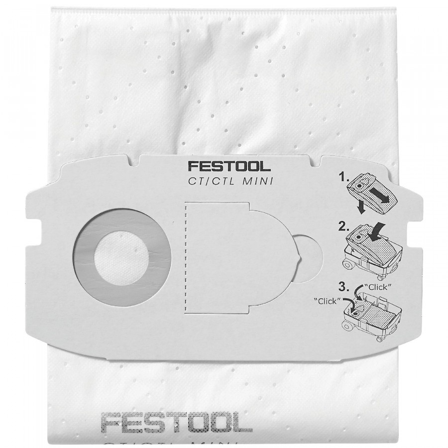 Festool GmbH Zubehör Festool SELFCLEAN Filtersack SC FIS-CT MINI/5 498410