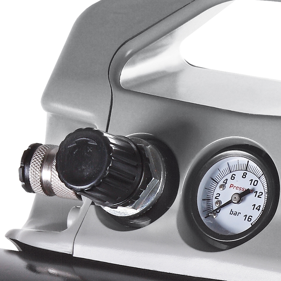 (8 Bar - 6 Liter) Tragbarer Kolbenkompressor Aerotec Airliner SILENT