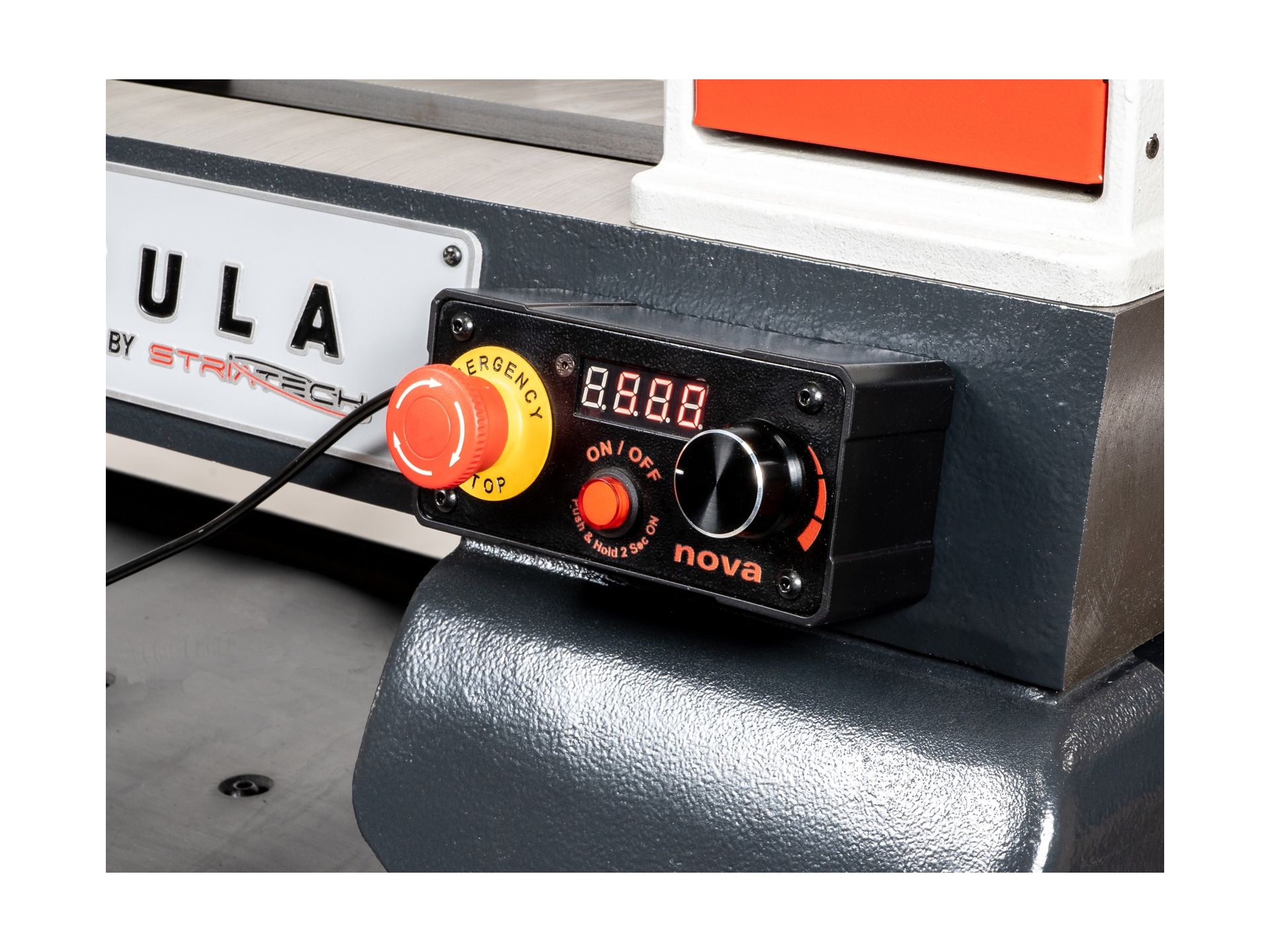 TEKNATOOL NOVA NEBULA 230 DVR Drechselmaschine mit schwenkbarem Kopf