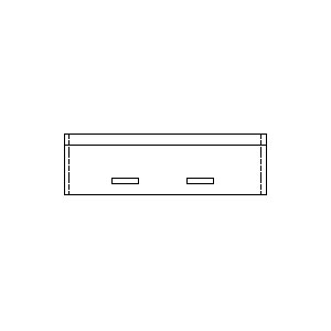 Hobelmesser Mafell 82x18x3 Typ: EHU 82