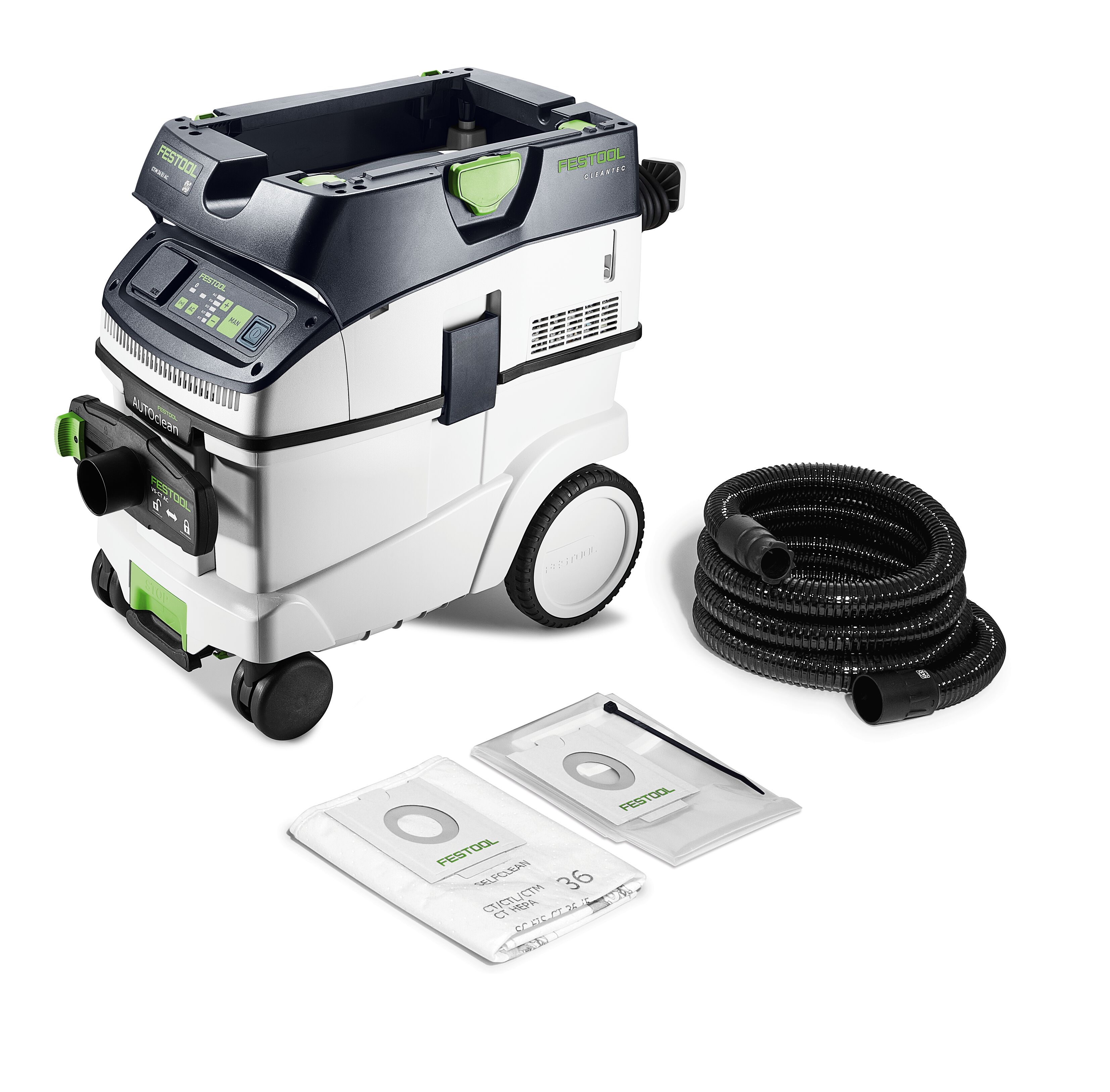 Festool selbstabreinigendes Absaugmobil CLEANTEC CTM 36 El AC-LHS Festool selbstabreinigendes Absaugmobil CLEANTEC CTM 36 El AC-LHS