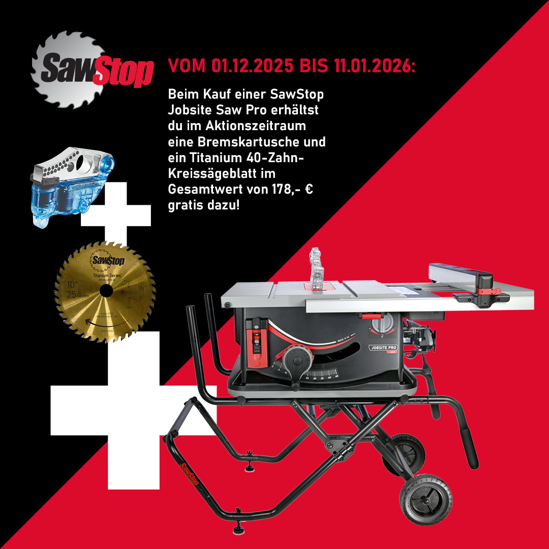 *Aktion* Jobsite Saw Pro - Baustellensäge Pro - Stoppt bei Hautkontakt