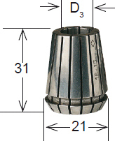 Spannzange ER20 C184