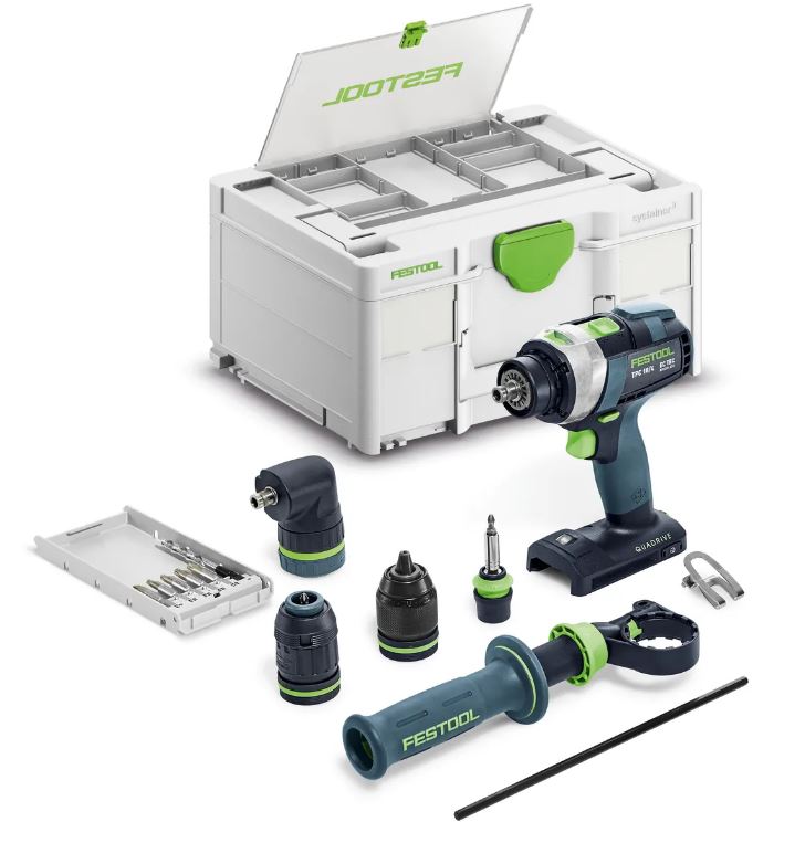 Festool Akku-Schlagbohrschrauber QUADRIVE XL TPC 18/4 Basic-Set/XL