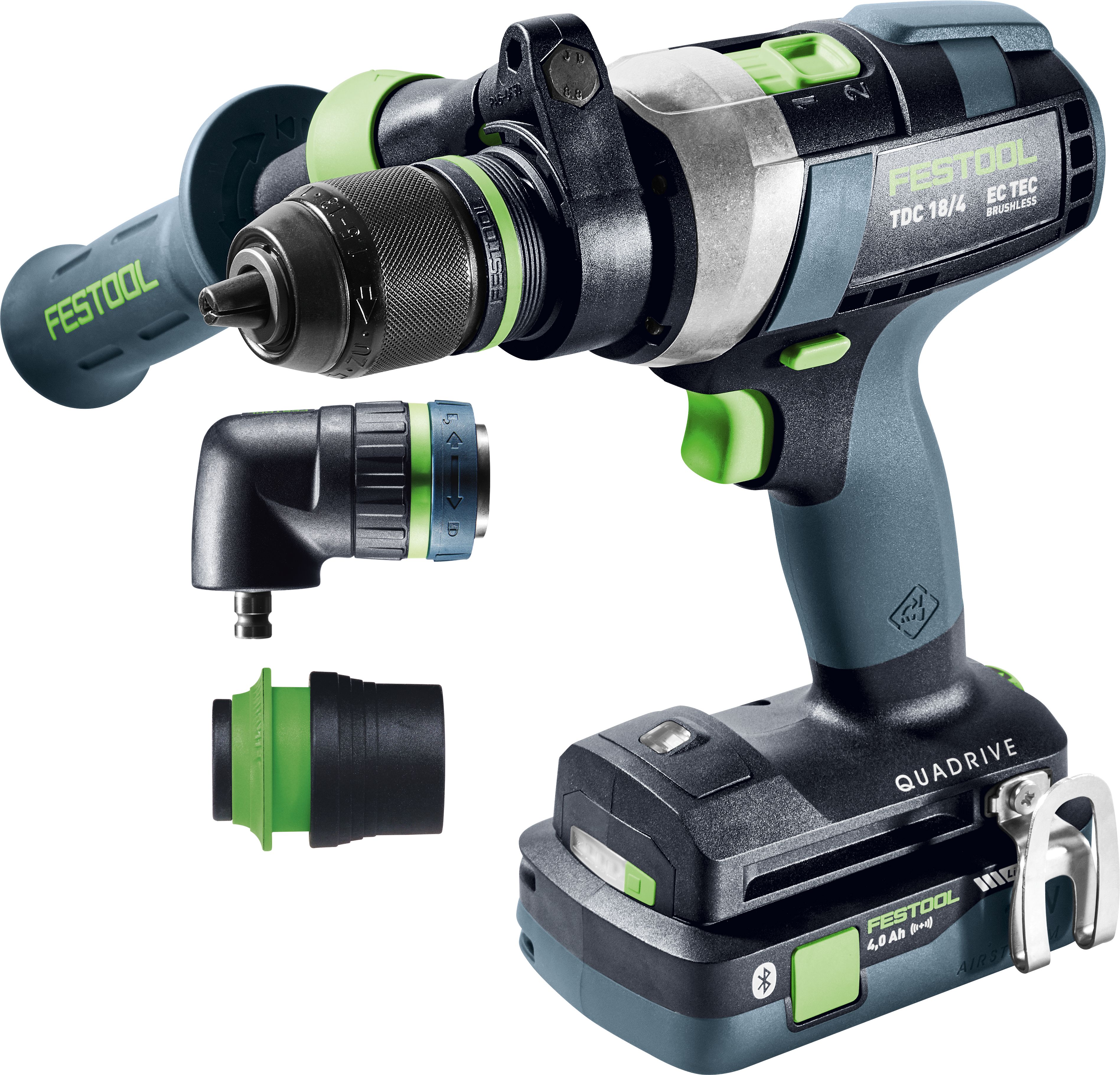 Festool Akku-Bohrschrauber QUADRIVE TDC 18/4 5,0/4,0 I-Set