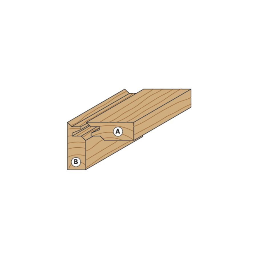 CMT Gehrungs- und Verleimfräser 45° - 50,8 mm