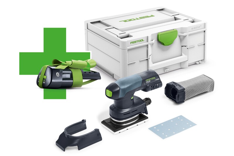 Festool Akku-Schleifmaschine RUTSCHER RTSC 400-Basic *AKTION Akku Gratis*