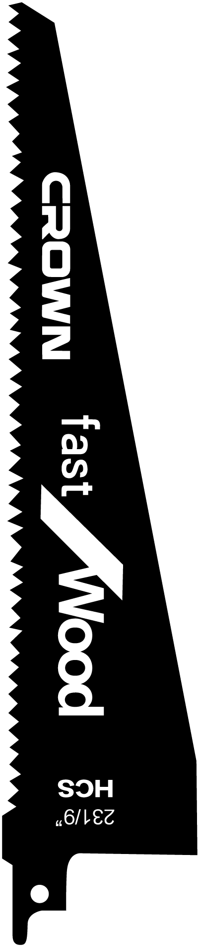 CROWN Säbelsägeblatt für Holz 231 mm - 3er Set