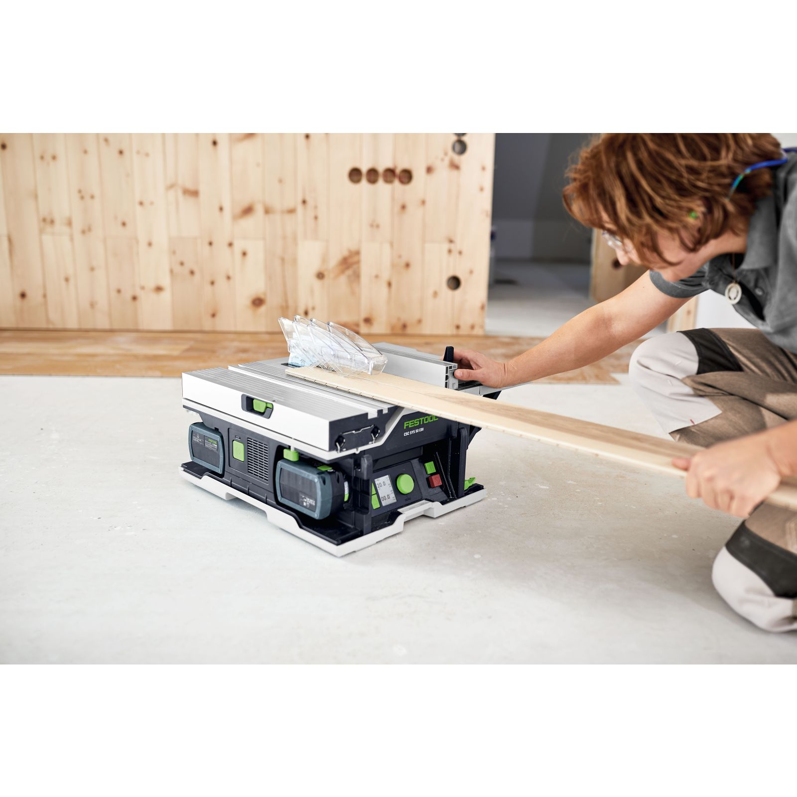 Festool Akku-Tischkreissäge CSC SYS 50 EBI-Basic