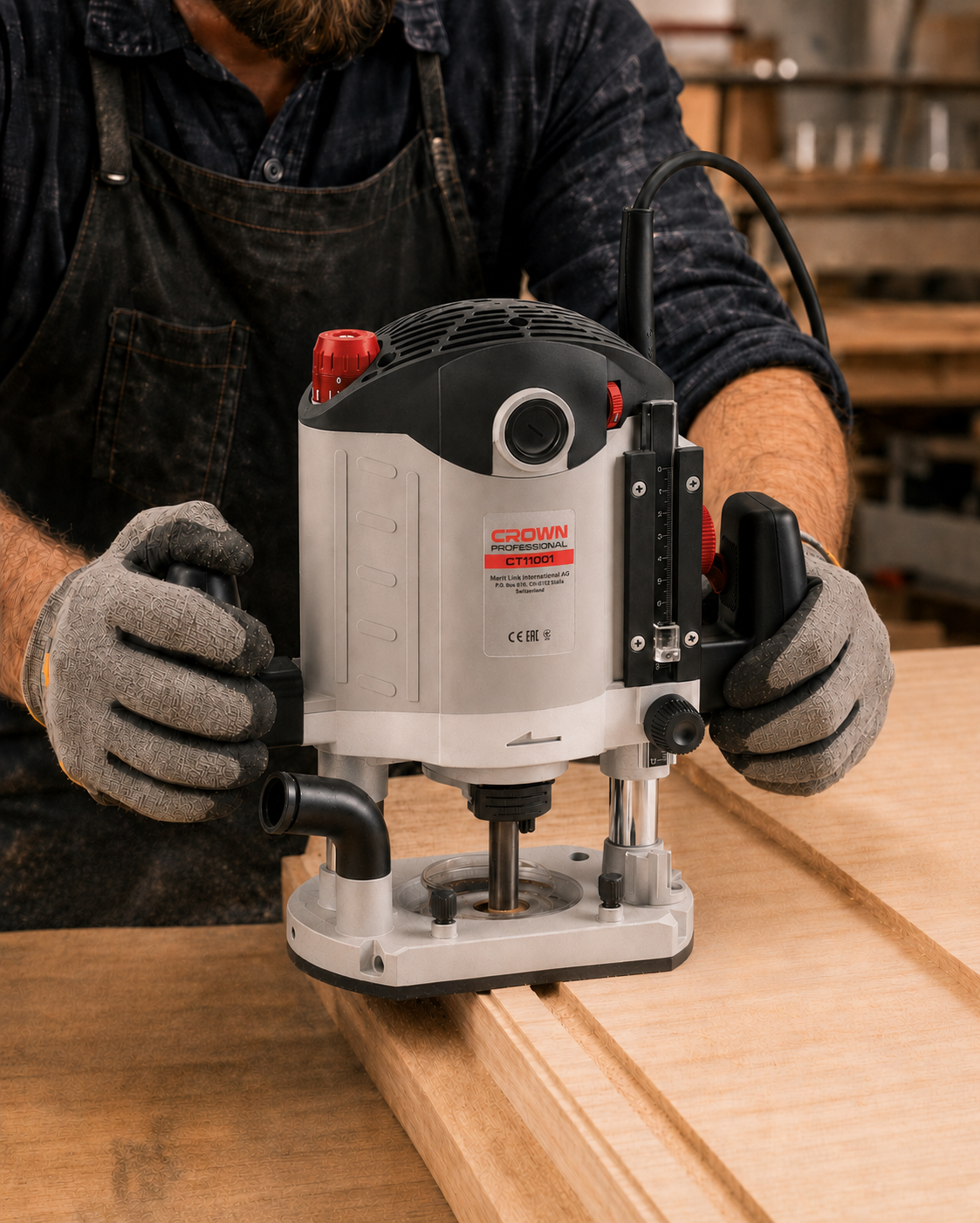 CROWN Oberfräse 2100 W