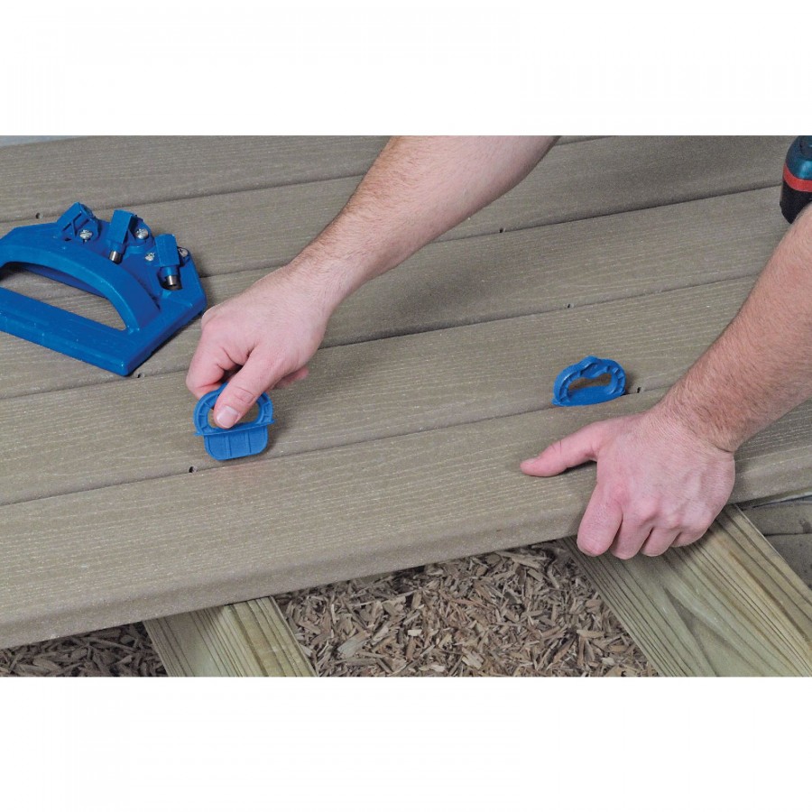 Deck Jig Abstandsringe BLAU 8mm