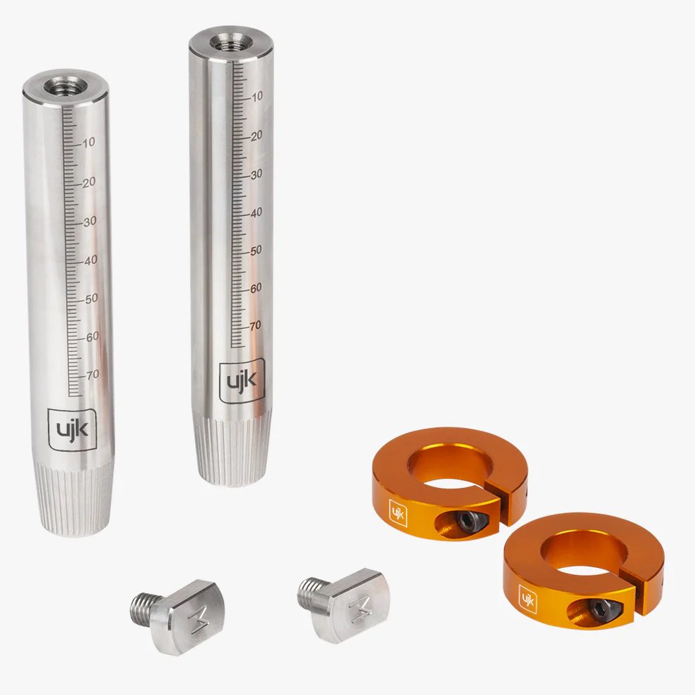 UJK Bankhaken mit Führungsschienenbefestigung ø20mm höhenverstellbar - Makita - 2er Set