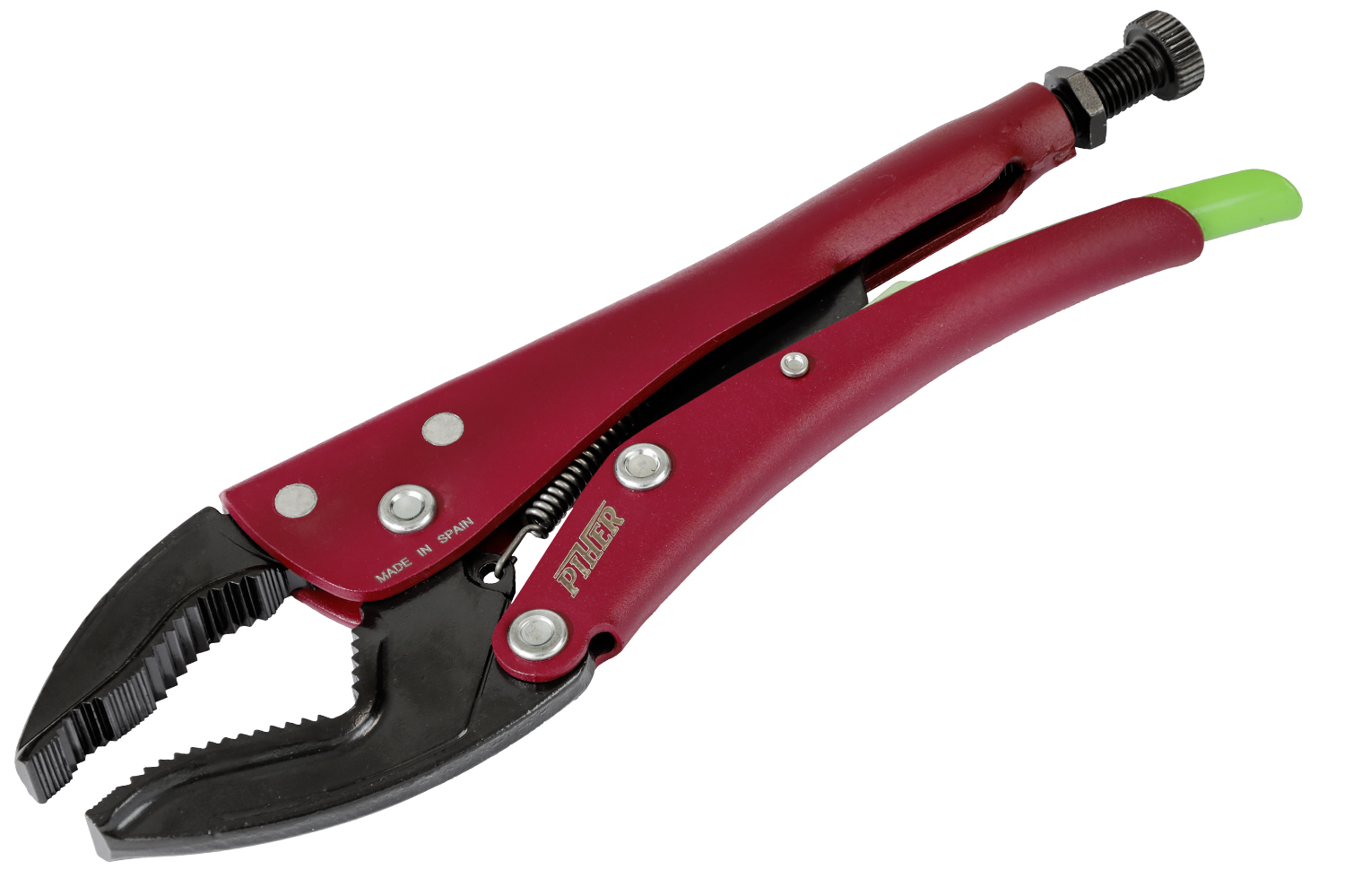 PIHER Gripzange Spannweite 5,2-7 cm für runde, rechtwinklige und flache Werkstücke