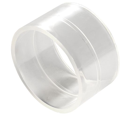 63 mm Verbinder klar (außen)