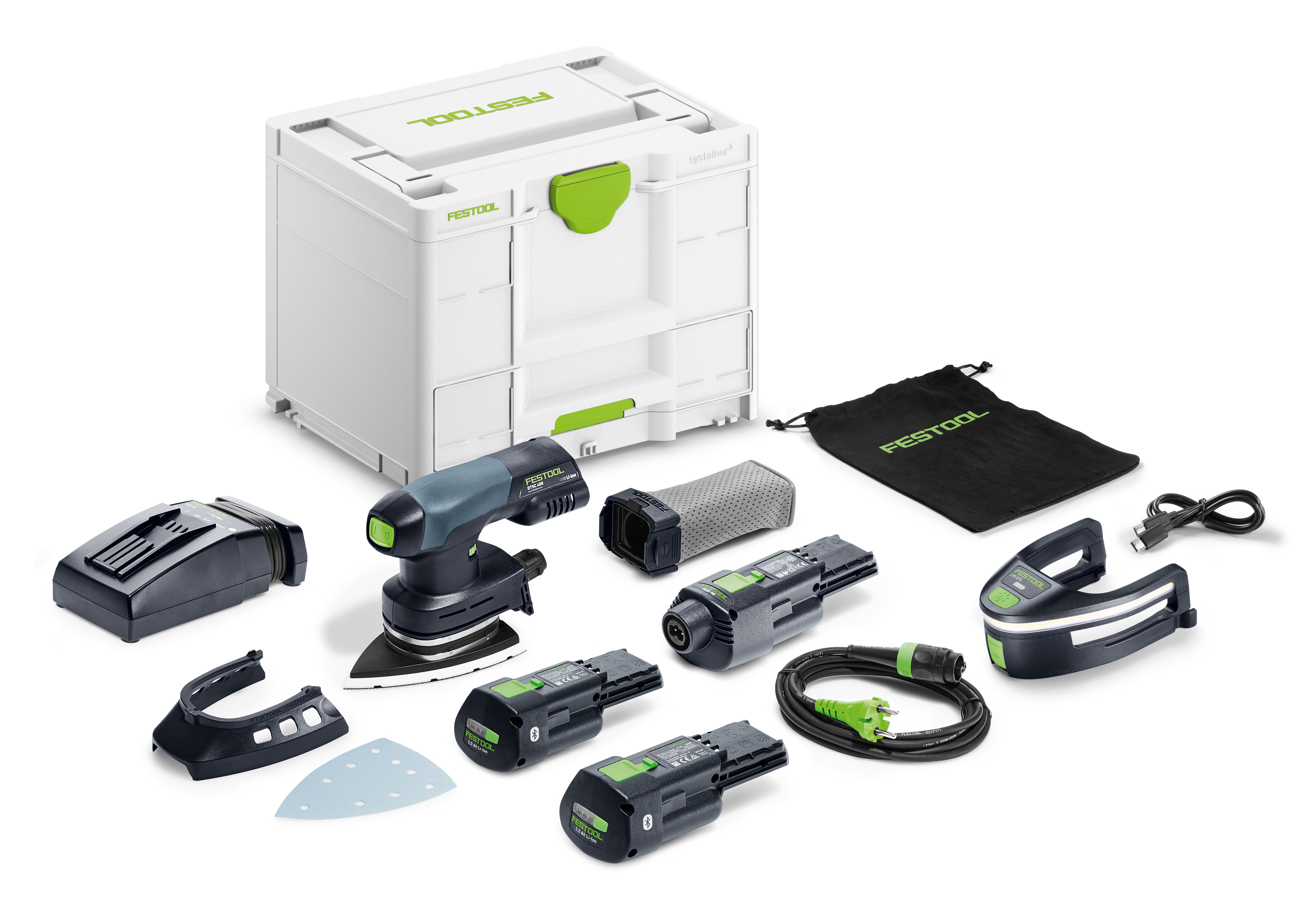 Festool Akku-Deltaschleifer DTSC 400 3,0 I-Set
