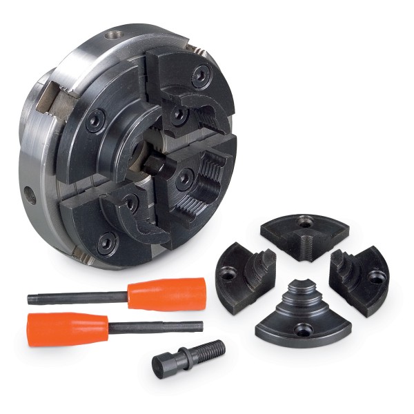 Holzstar 4 Backenfutter 100 mm Durchmesser Set
