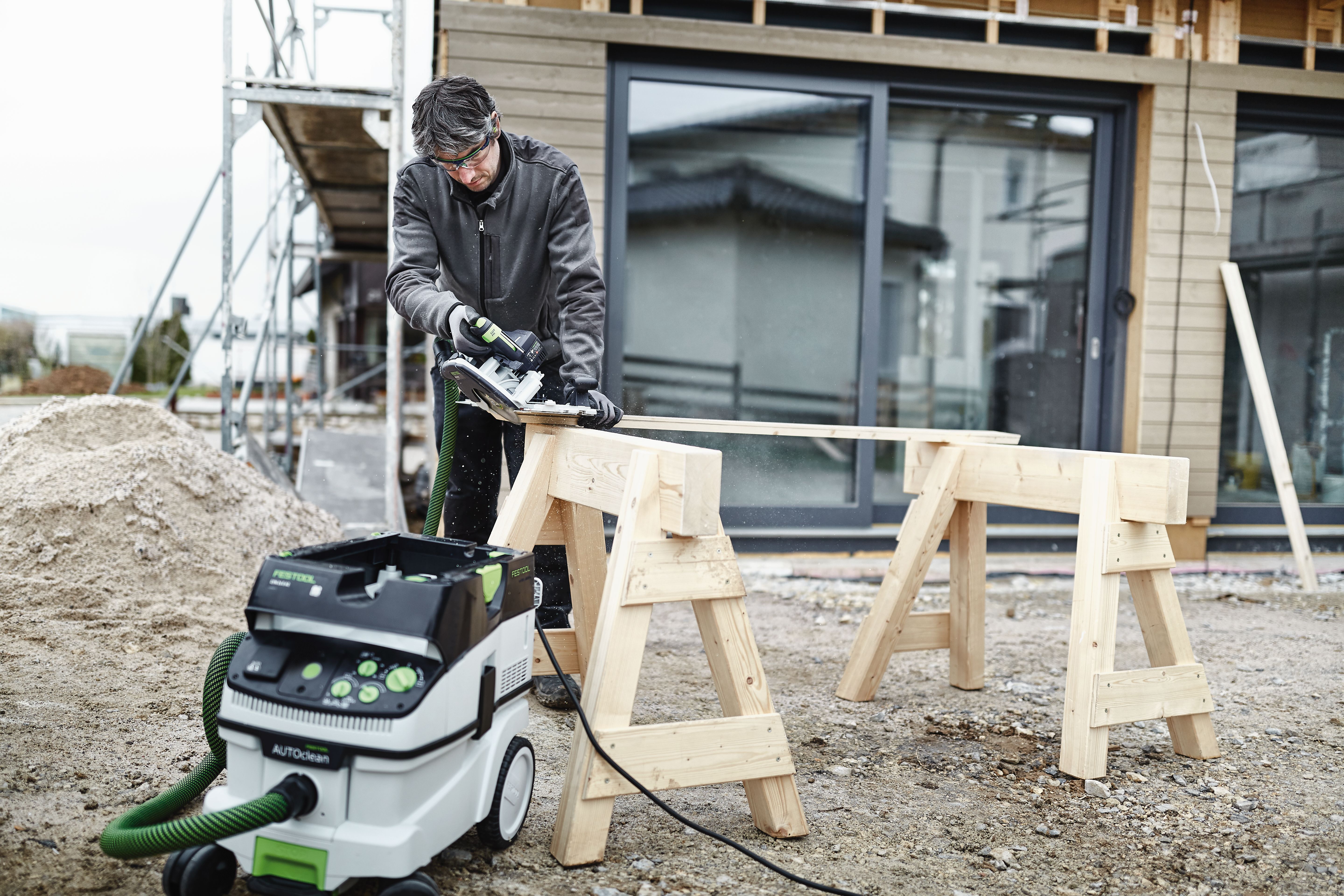 Festool Akku-Handkreissäge HKC 55 5,0 EBI-Set FSK 420