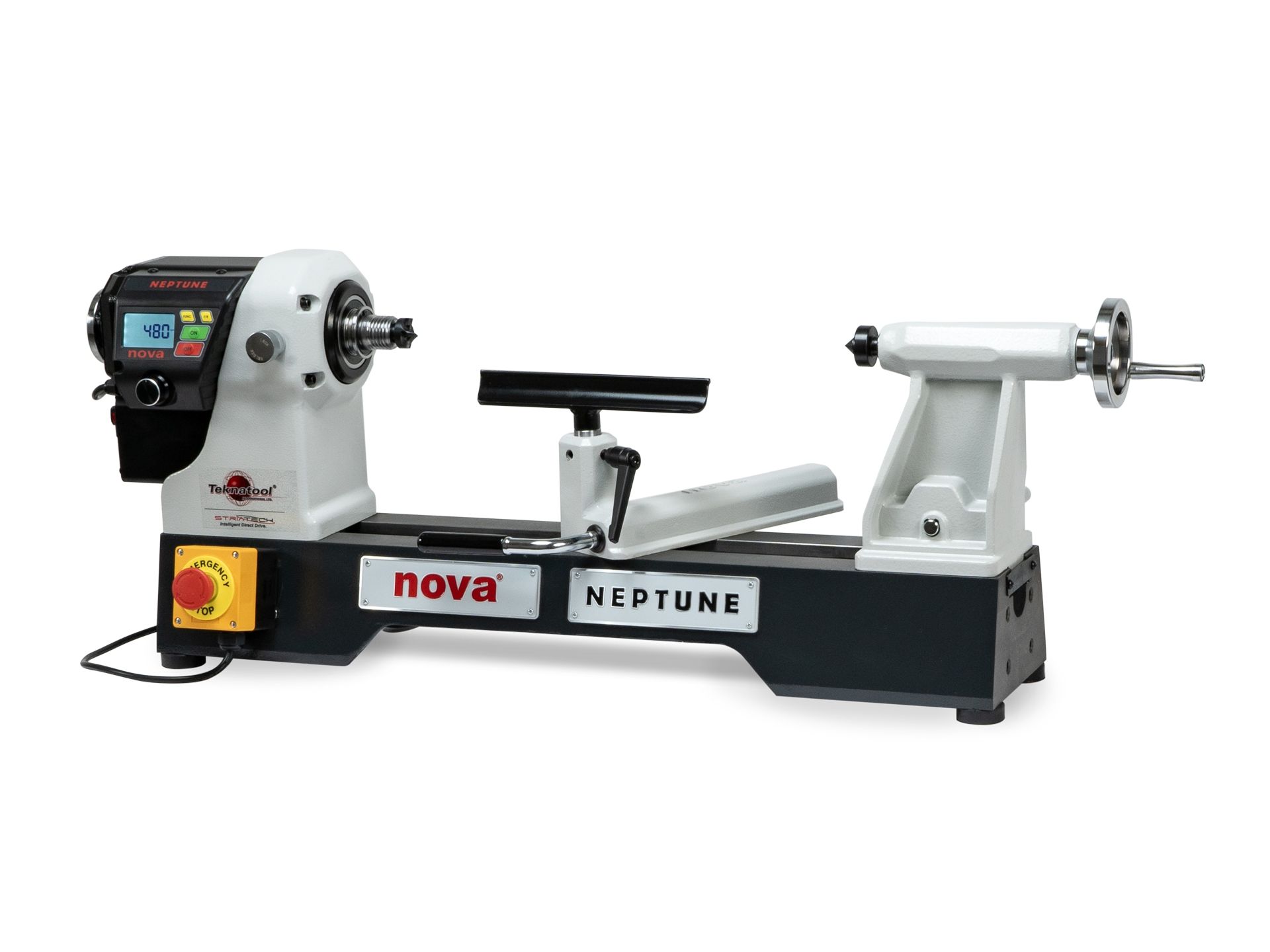 TEKNATOOL NOVA NEPTUNE 190 DVR Tischdrechselbank mit schwenkbarem Kopf