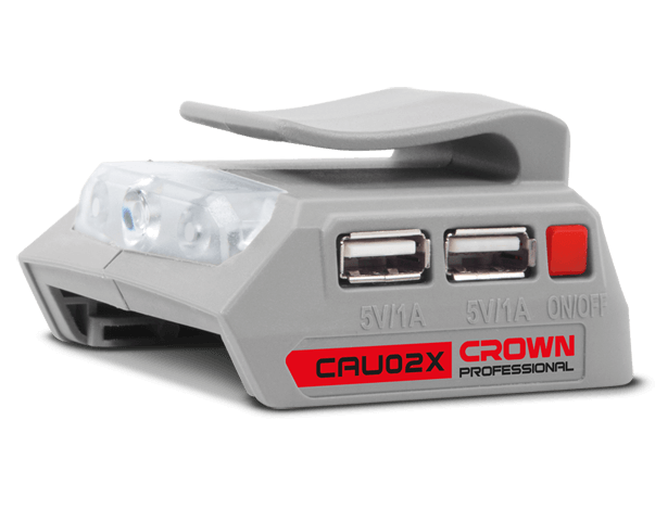 CROWN USB Ladegerät mit 2 USB (Typ A) Anschlüssen