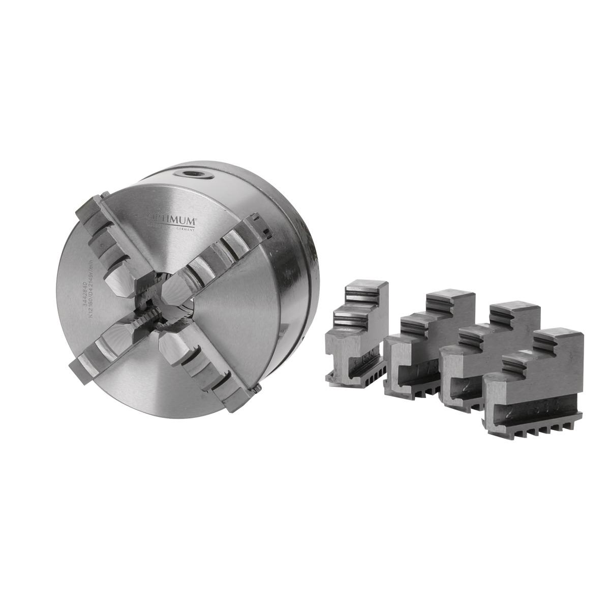 OPTIMUM 4-Backenfutter 200 mm Camlock aus Guss zentrisch *Aktion*