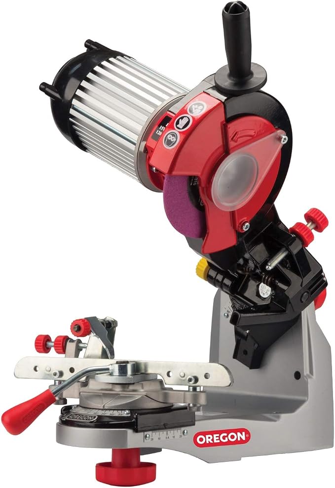 Oregon Kettenschärfgerät Kettenschleifmaschine 145 mm 214 Watt mit Zusatzfunktionen