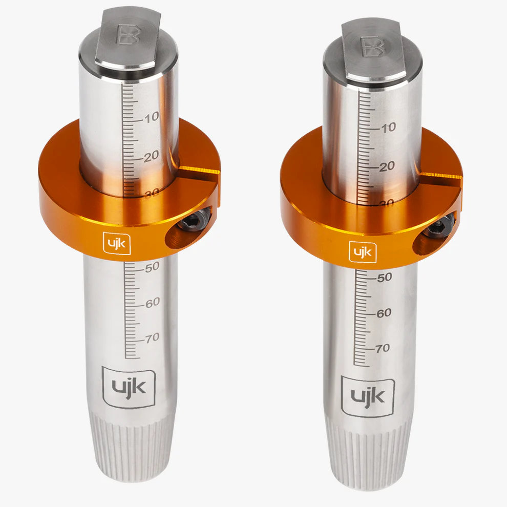 UJK Bankhaken mit Führungsschienenbefestigung ø20mm höhenverstellbar - Bosch / Mafell - 2er Set